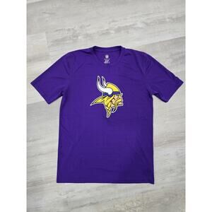 Minnesota Vikings NFL Nike Youth XL Dri-FIT Performance T-Shirt - Purple - EUC